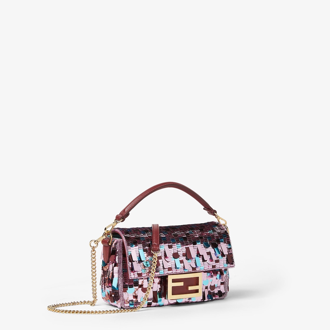 FENDI Baguette® Mini Multicolor sequin bag - Image 4
